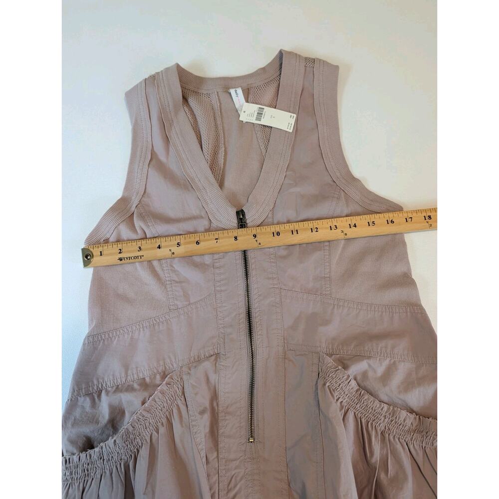 Anthropologie Daily Practice Trek Utility Mini Dress Muted Rose Size S New - Picture 11 of 14